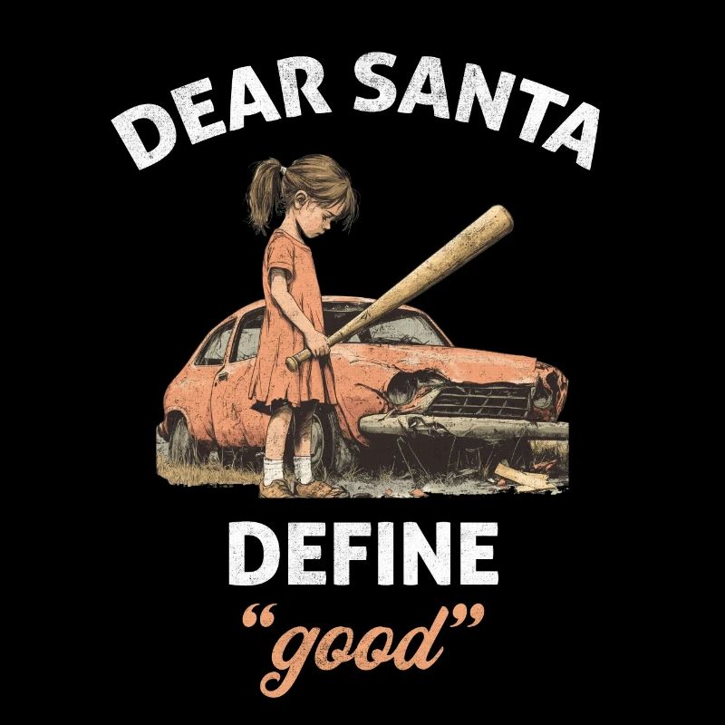 Lustig Weihnachten Retro