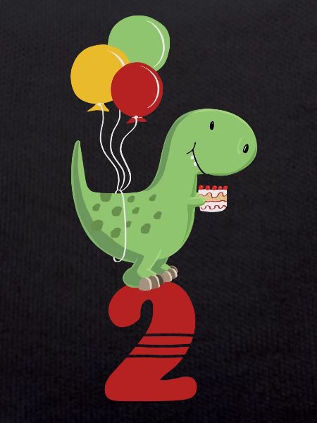 Second Birthday Boy T Rex Dinosaur