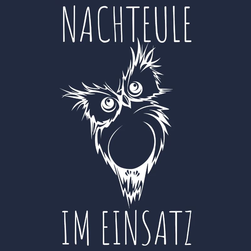 Nachteule im Einsatz Eule Müde Krankenschwester