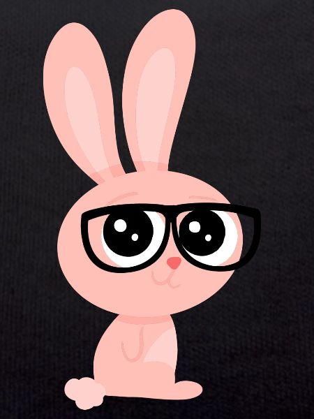 with glasses
