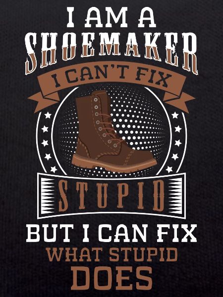 Cobbler Profession Boots Leather