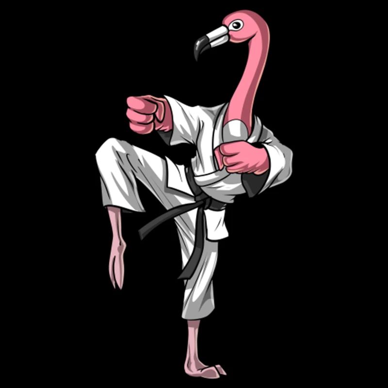 Flamingo Bird Karate