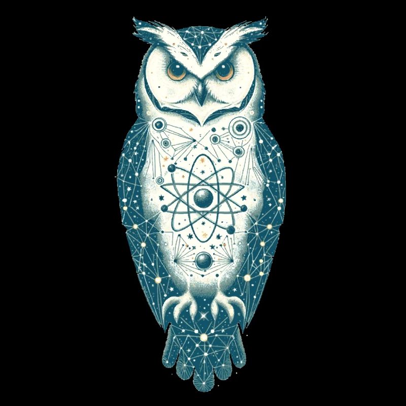Hibou dans l’espace | L’univers dans la chouette