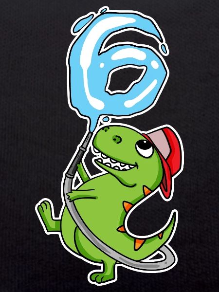 6th Birthday Dinosaur