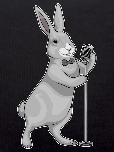 Chant Microphone Bunny Singer