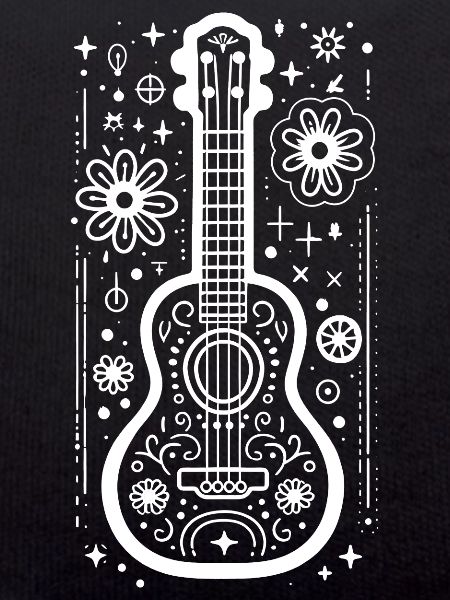 Ukulele Zeichnung