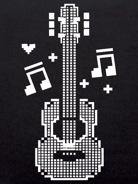 Ukulele Pixel Kunst