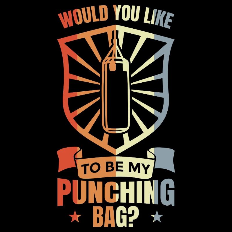 Blague sur le sac de frappe