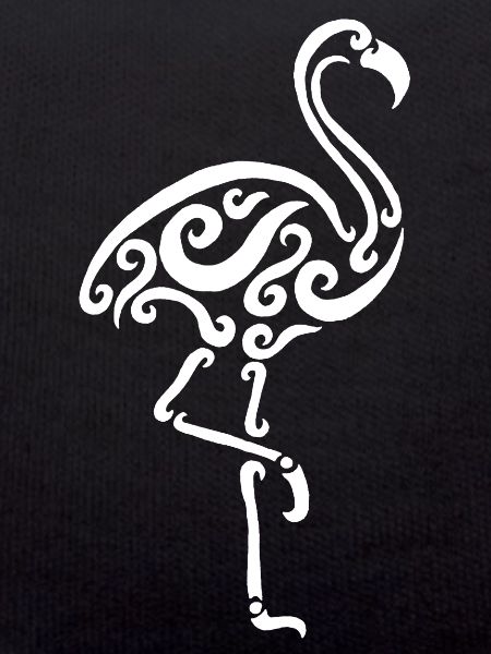 Weißer Flamingo