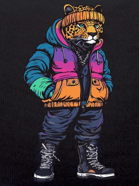 Léopard Mode Hiver