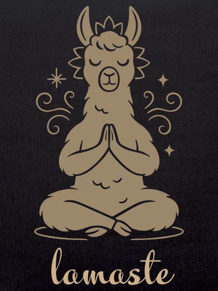 Yoga Lamaste - Meditating Lama