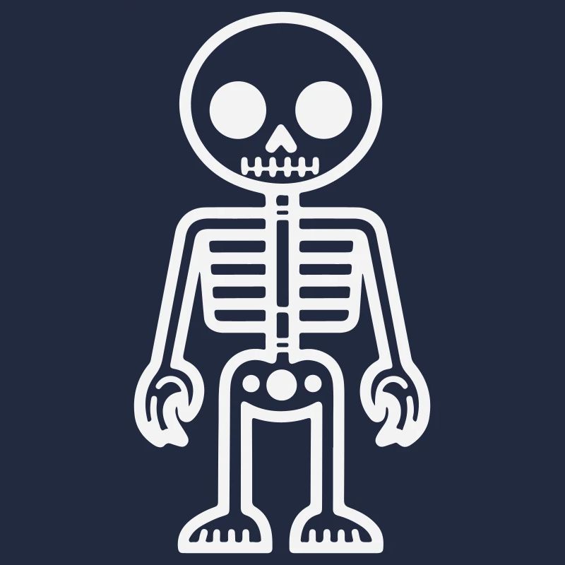 Conception squelette de style rétro