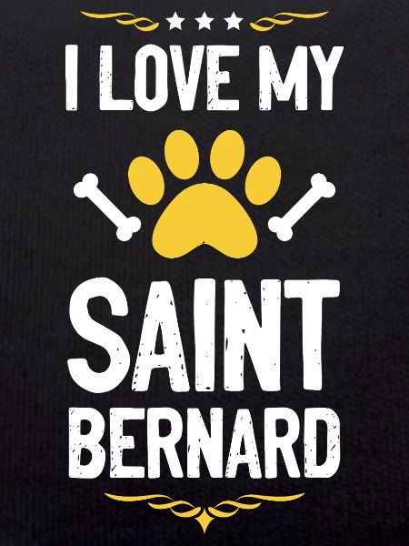 J’aime mon Saint-Bernard