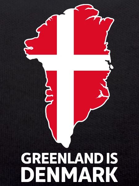 Greenland Denmark Flag Map