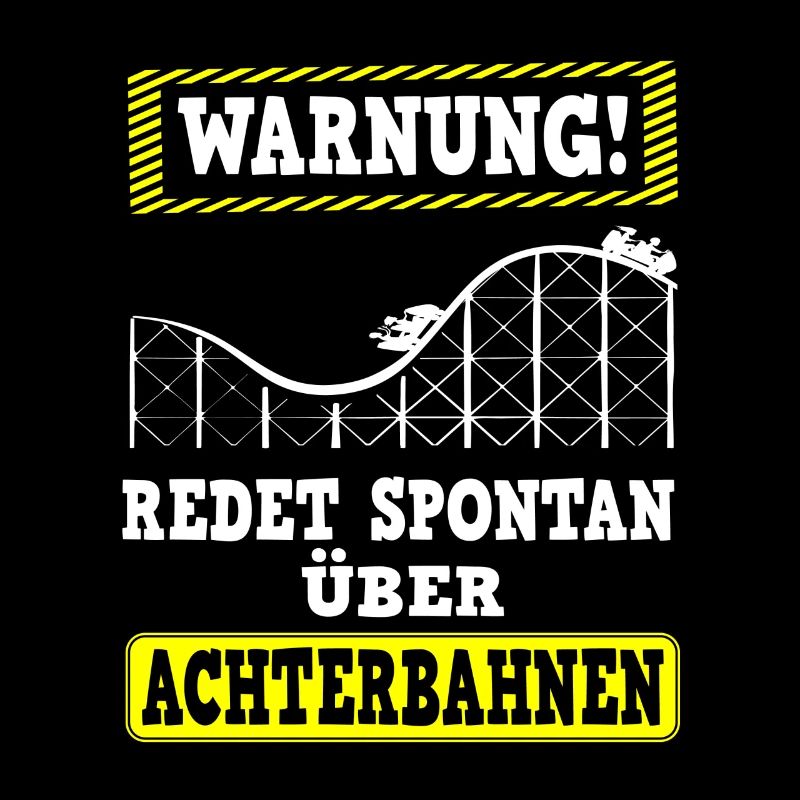 Redet spontan über Achterbahnen Achterbahn Kirmes