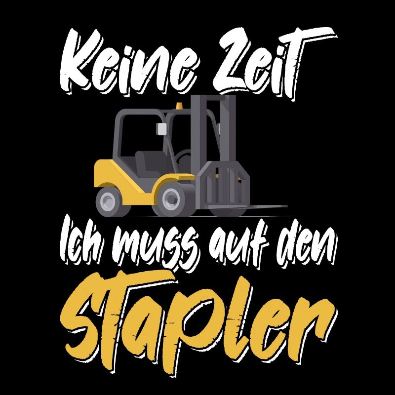 Keine Zeit Ich muss auf den Stapler