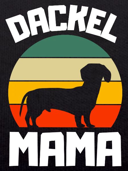 Maman teckel rétro