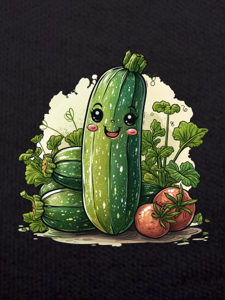 Zucchini comic style