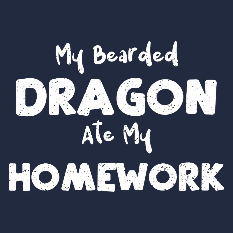 Mon dragon barbu a mangé mes devoirs