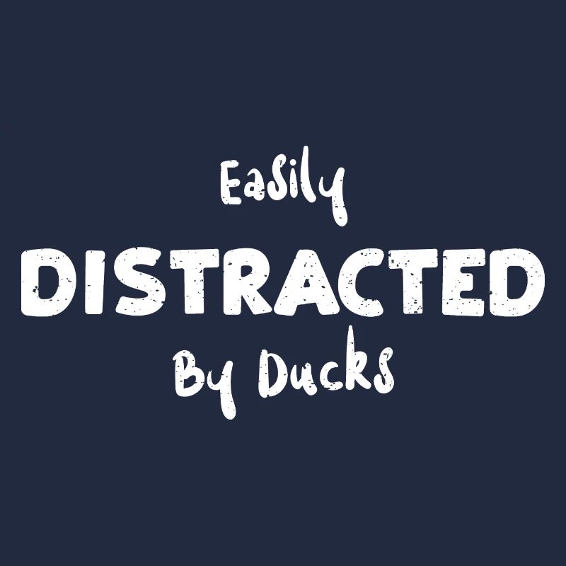 Facilement distrait par les canards - Canards