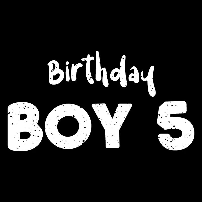 Birthday Boy 5 - 5th Birthday