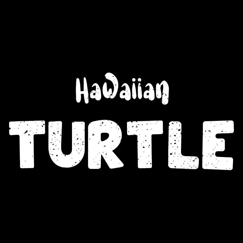 Tortue hawaïenne - Corail