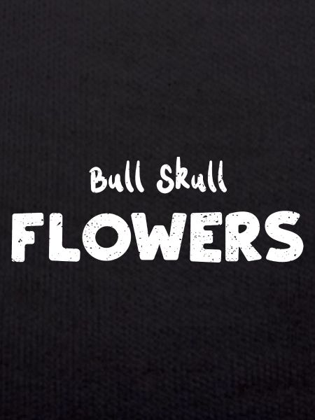 Bull Skull Flowers - Texas