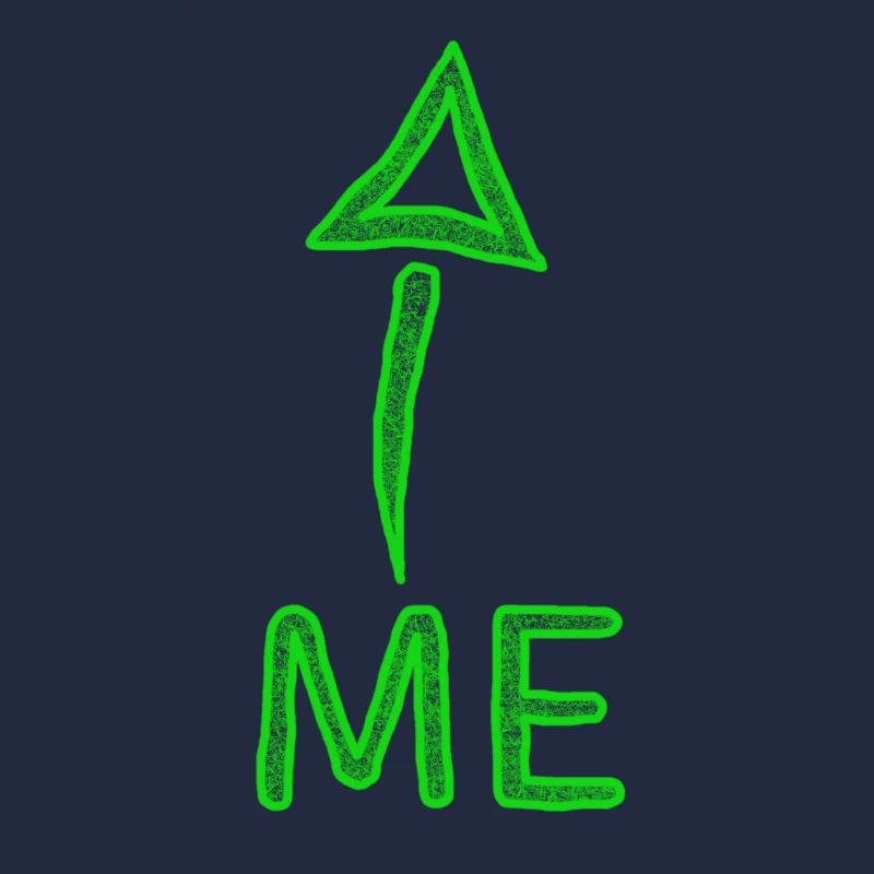 Me with arrow