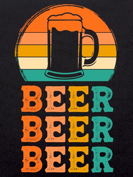 Bier Retro-Design Bier Geschenk