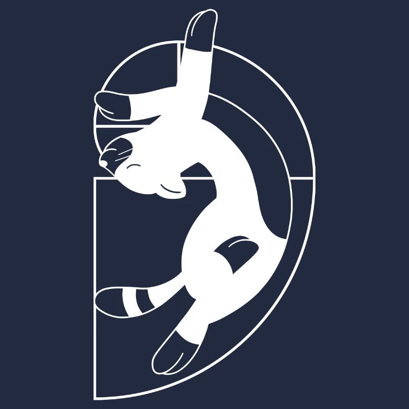 Spiral Cat Gift Fibonacci Follow Math