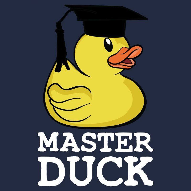Master Duck Student Masterabschluss Spruch