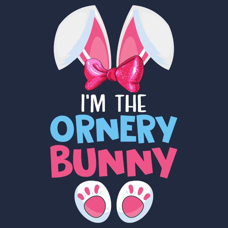 Ich bin der Ornery Rabbit Animal Lover Funny Easter