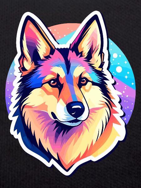German Shepherd Illustration