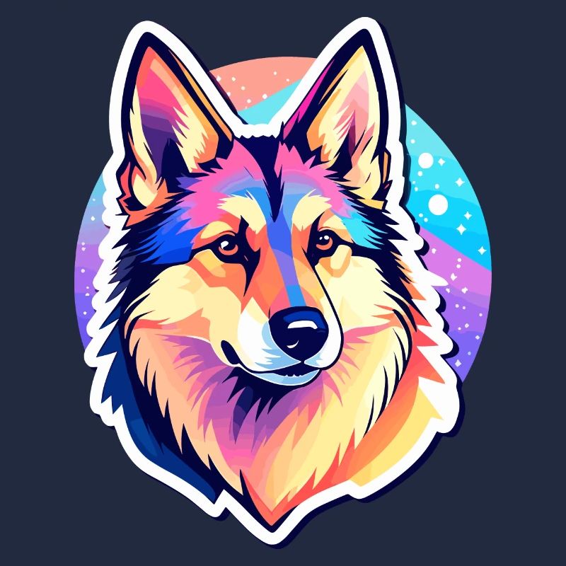German Shepherd Illustration