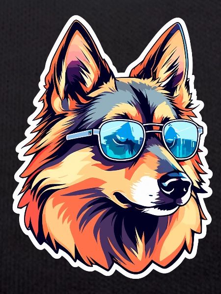 German Shepherd Illustration