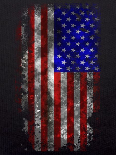 USA distressed flag