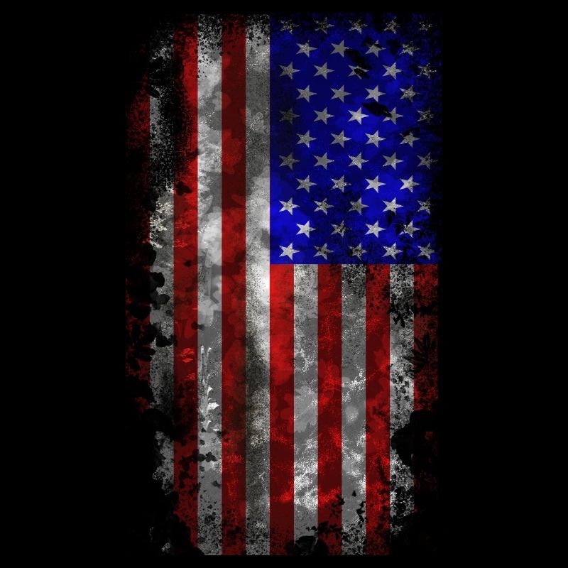 USA distressed flag