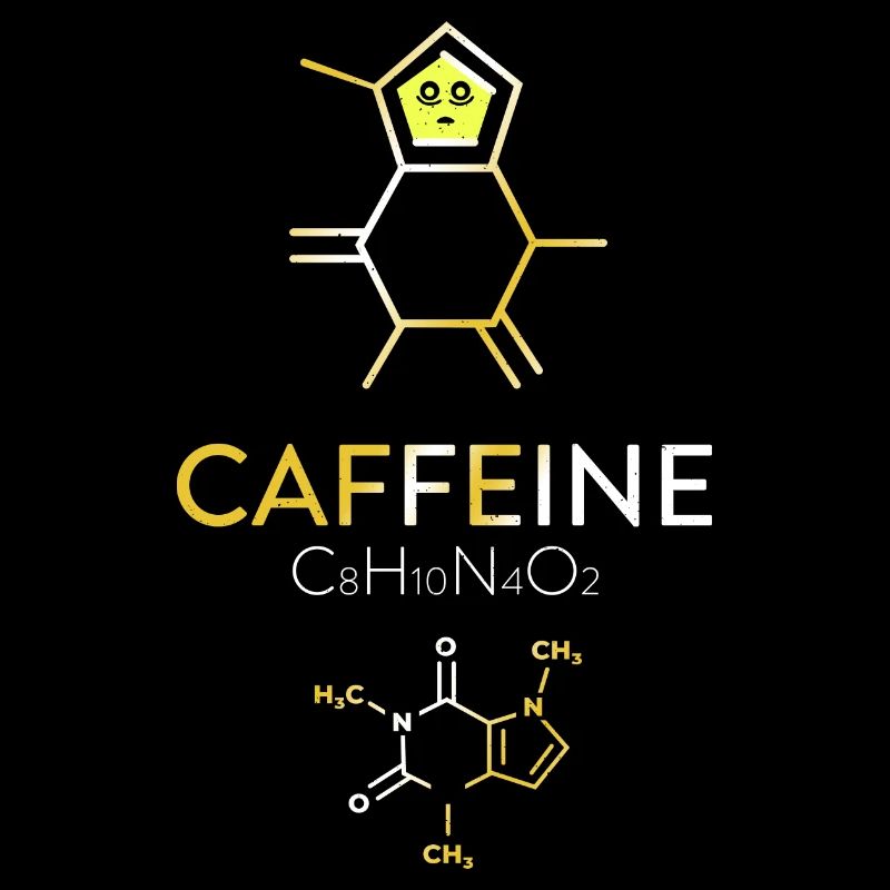 Koffein Molekül - Kaffee Chemie