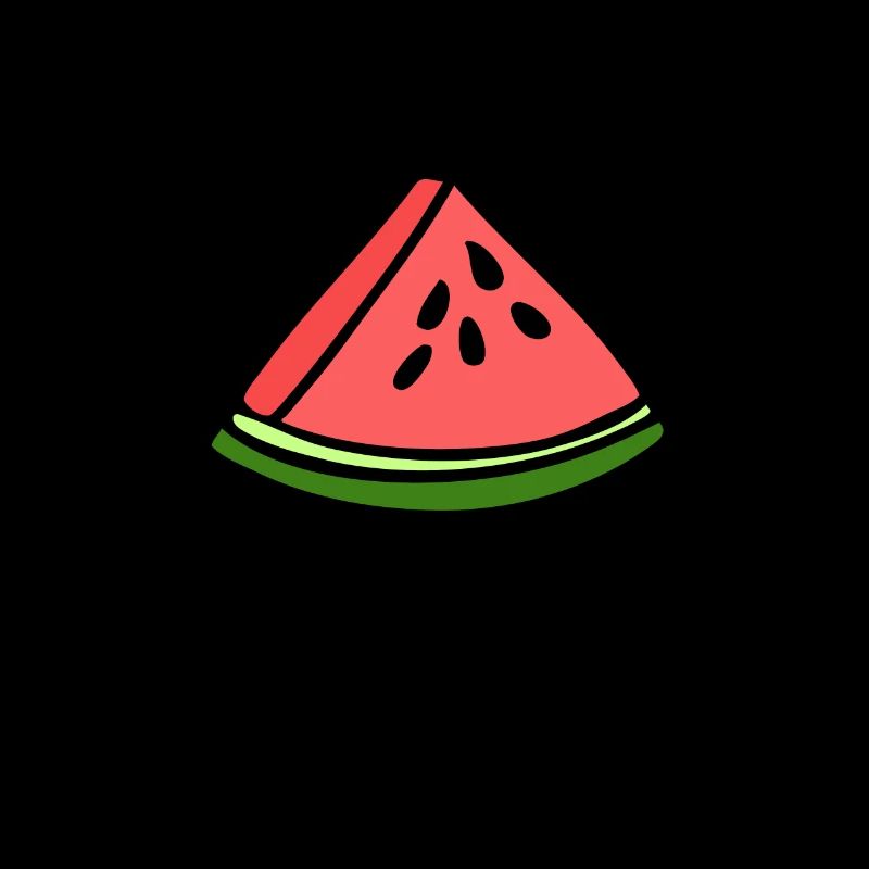Watermelon fruit lover and vegan design