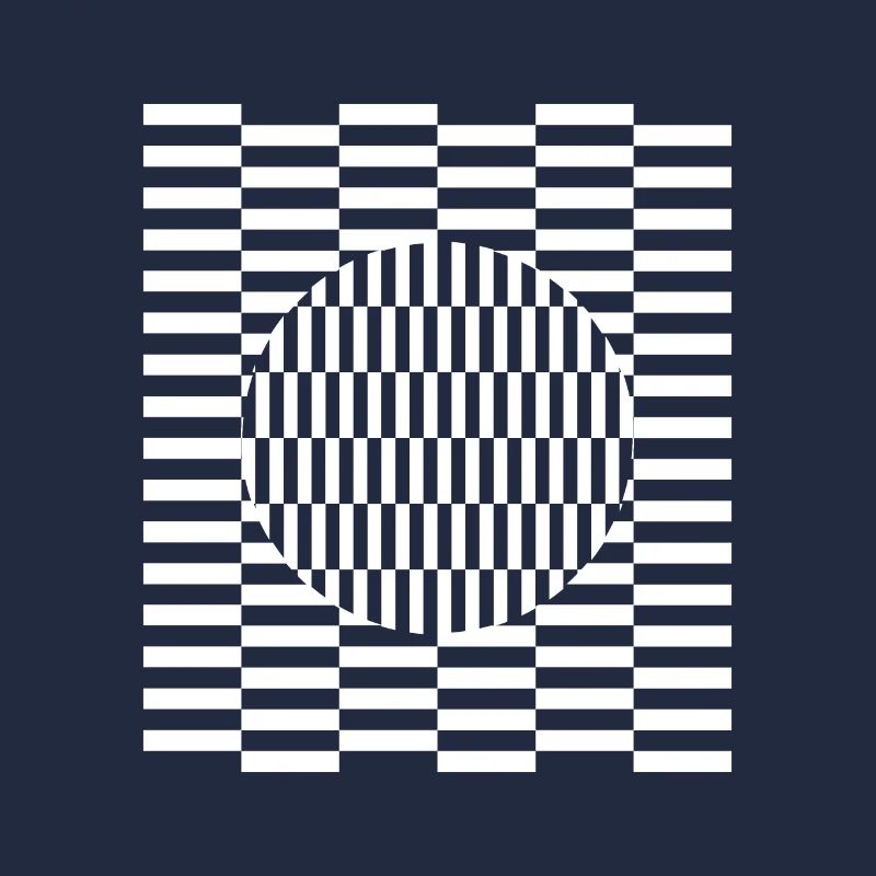 Imagination d'illusion de perception de grille visuelle