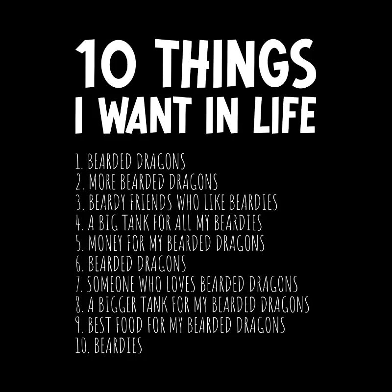 10 things I wish for in life Beard Ba