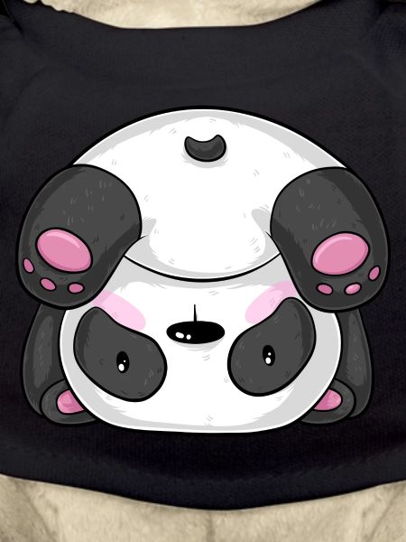 Sporty cartoon panda