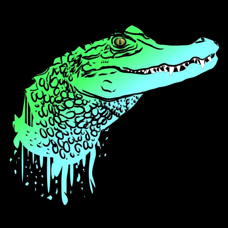 Krokodil Kroko Echse Alligator