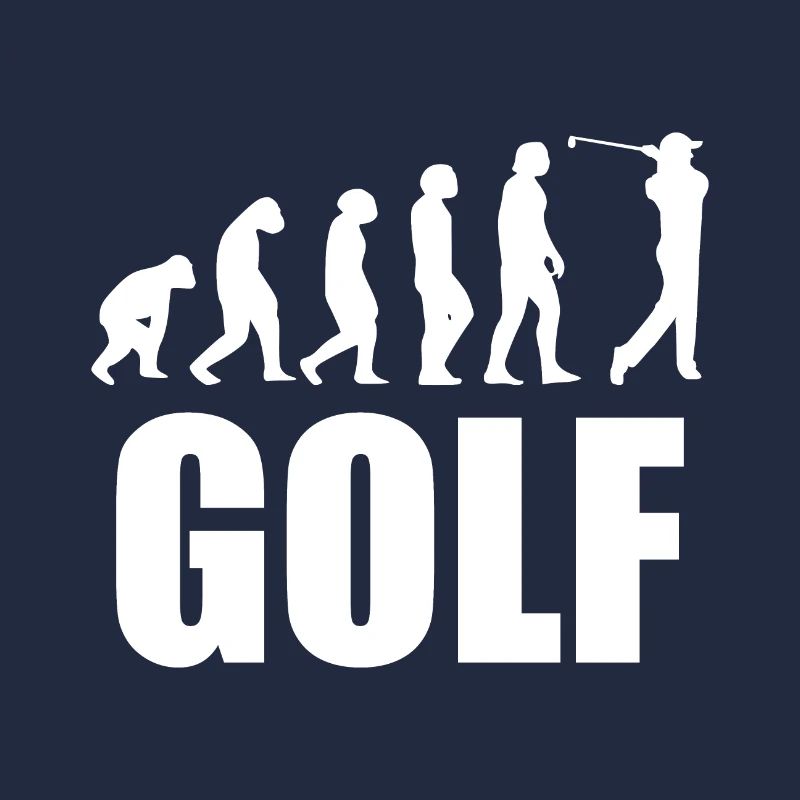 Golf Evolution Geschenk Golfer Rentner