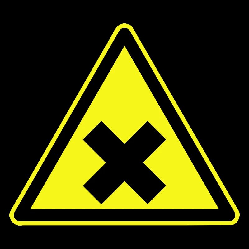 Avertissement de danger pour la santé
