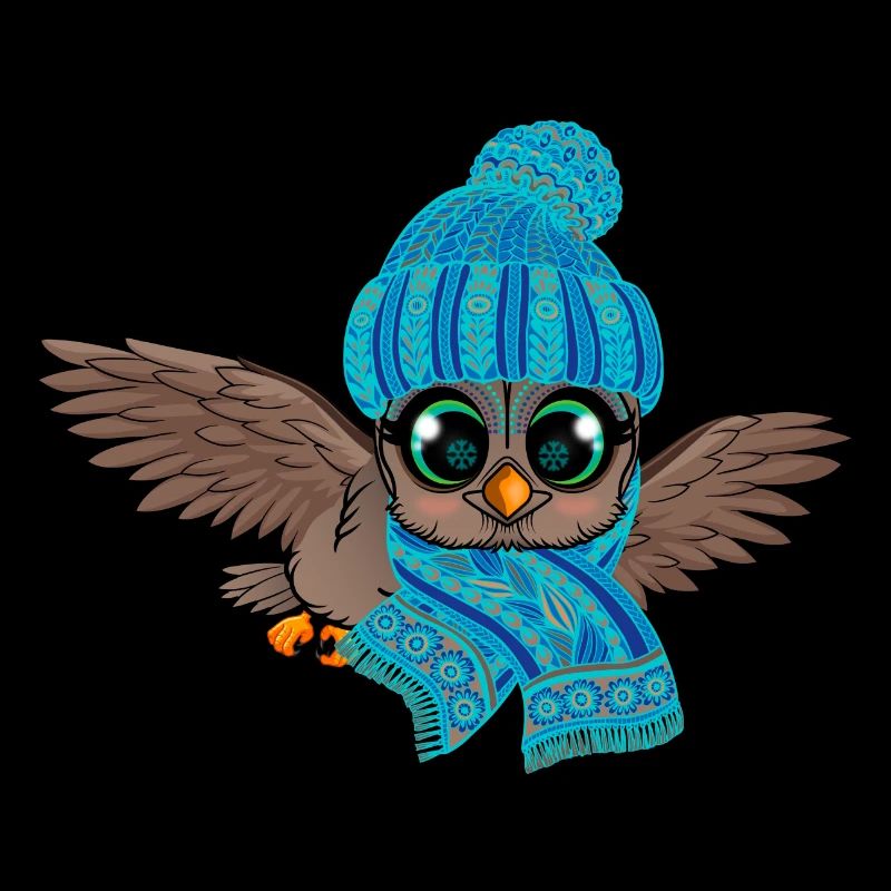 Frost Owl Frostbite Autumn Winter