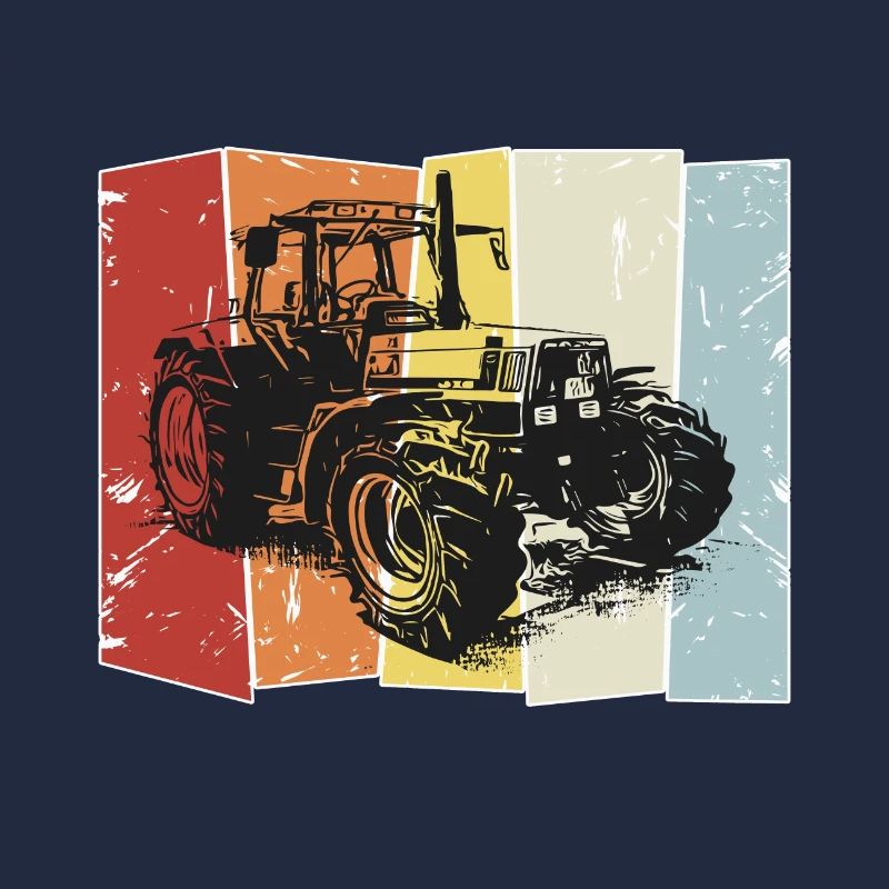 Traktor Deutz retro style