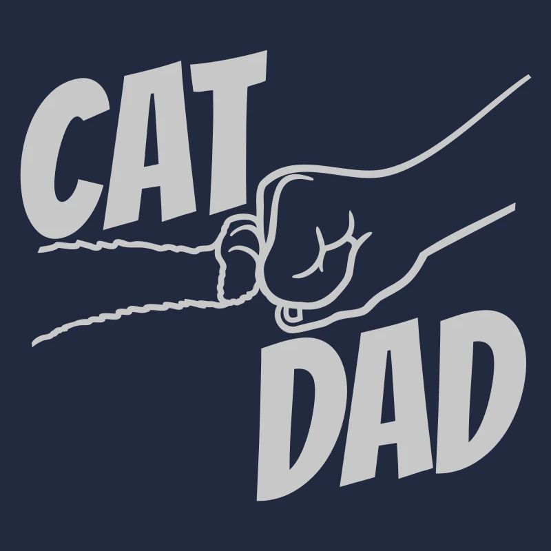 Cat Dad Logo Design