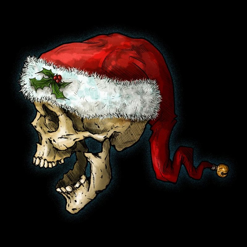 Weihnachts Schädel
