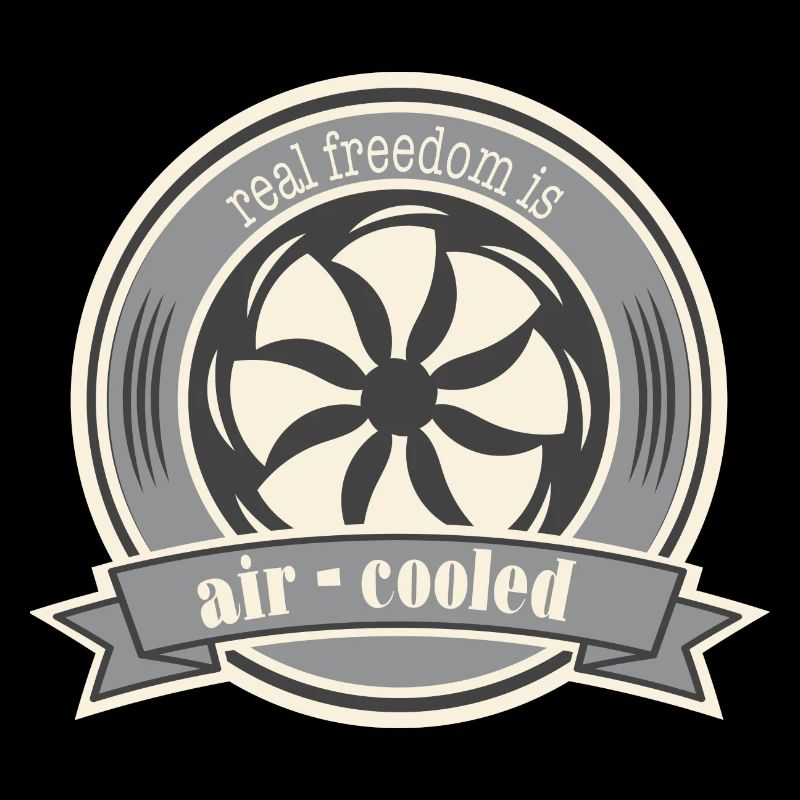 Oldtimer Moteur boxer refroidi par air Dire la liberté
